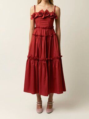 knee length dresses for ladies Luna Dress- Yellow Florals S